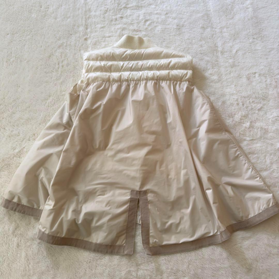 MONCLER ARLETTE GILET ジレ　ベスト　フレア　ホワイト