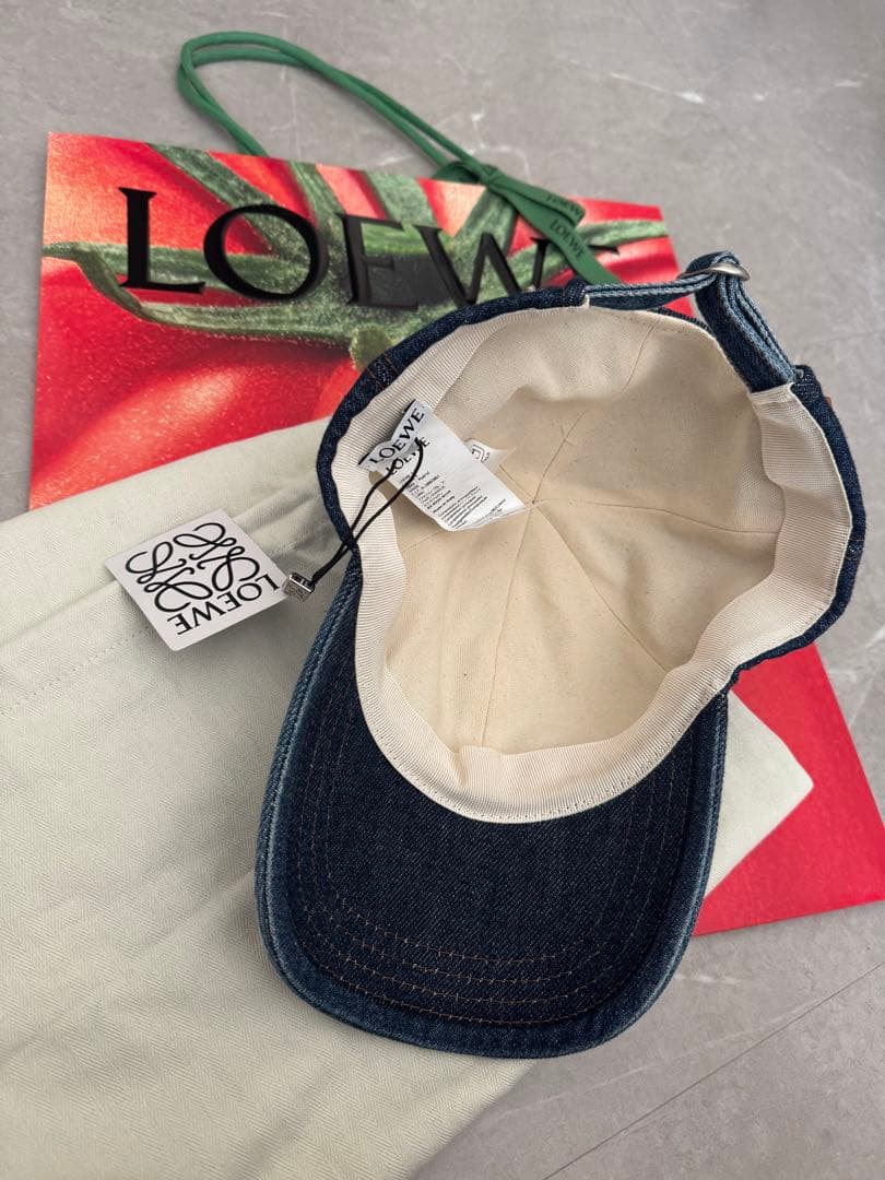 LOEWE デニム キャップ 新品