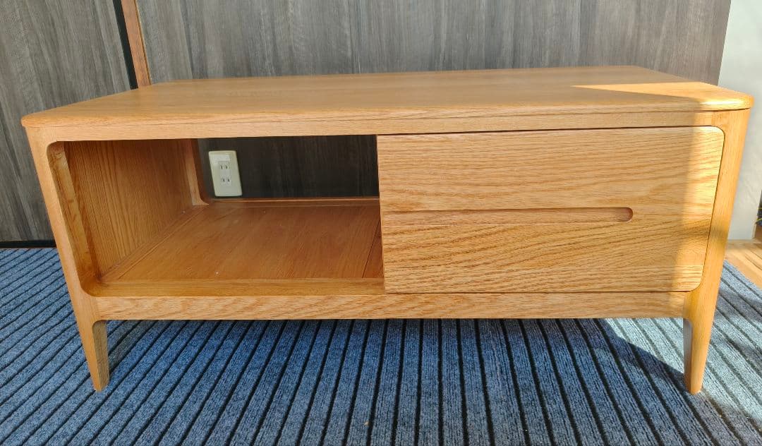 取引のみ！ローテーブル センターテーブル 北米産オーク無垢材 組み立て不要