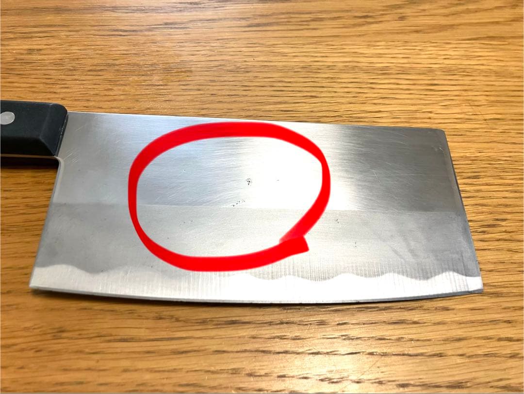 レア　川崎の作 中華包丁 ステンレス