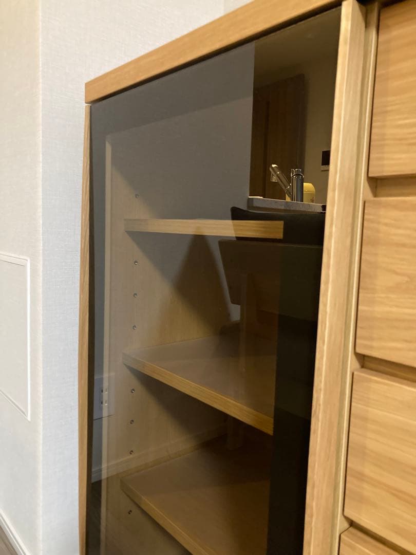 クラウド　サイドボード　食器棚　飾り棚W100✖️H96