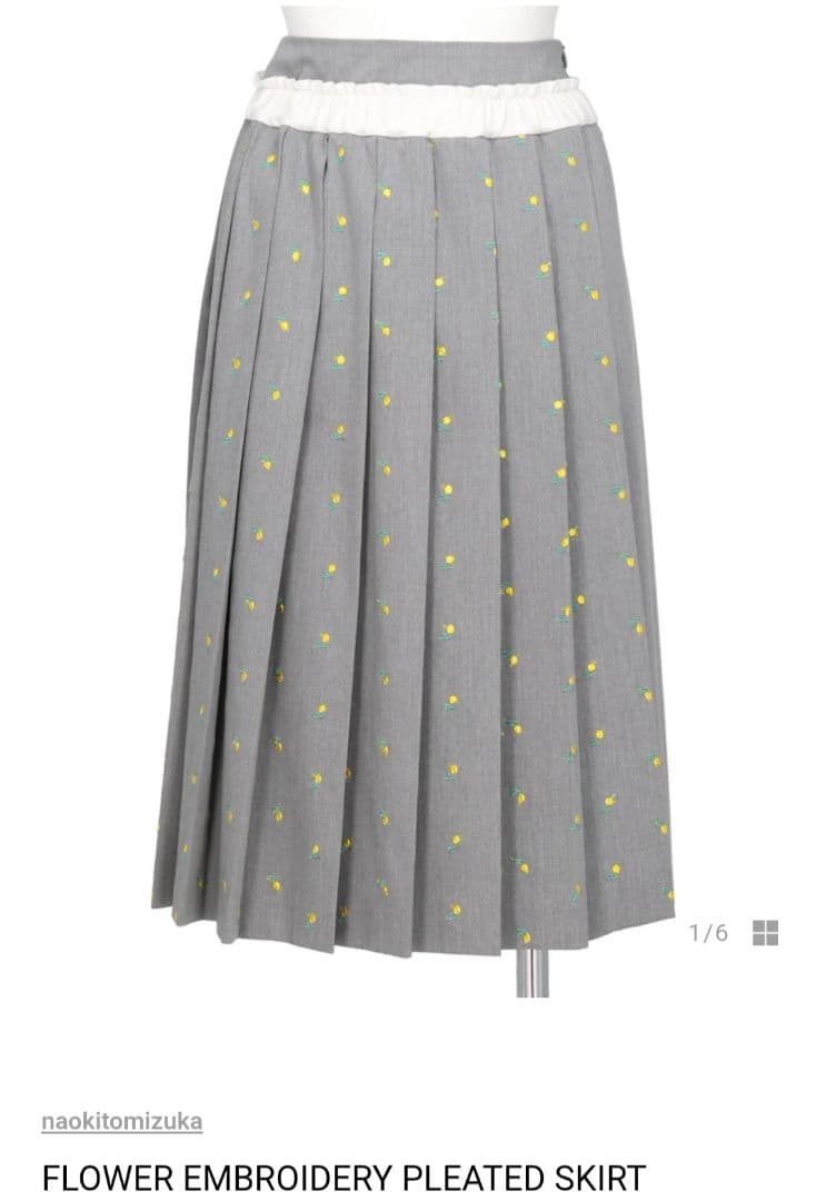 naoki tomizuka /ナオキトミヅカ　プリーツスカート