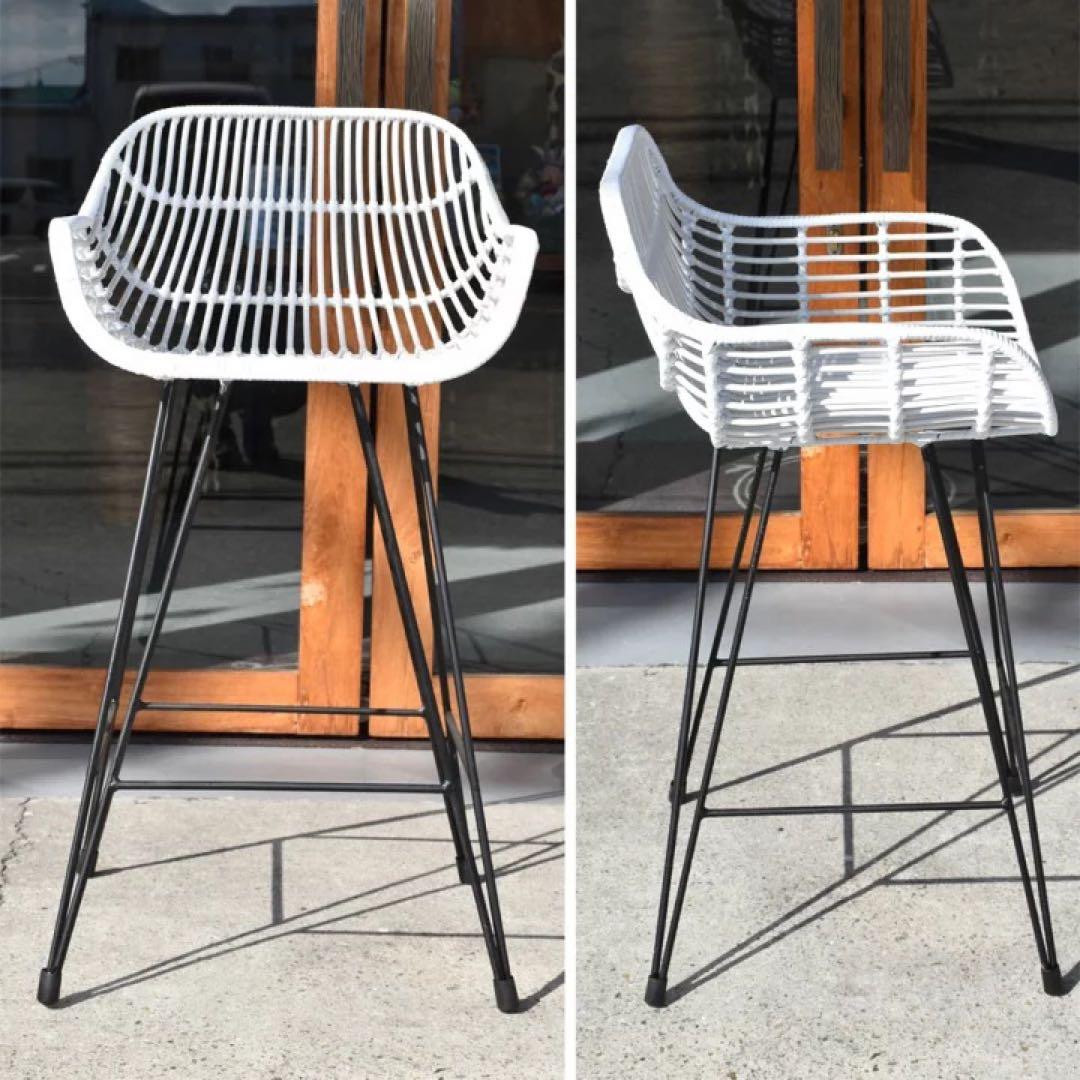 kk【訳あり】バリ島リゾートカウンターチェア2脚通常72,600円