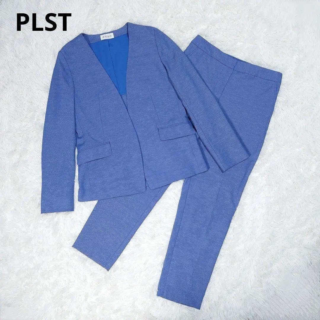 ✩Yuzu専用✩ プラステ スーツ セットアップ ノーカラージャケット リネン混