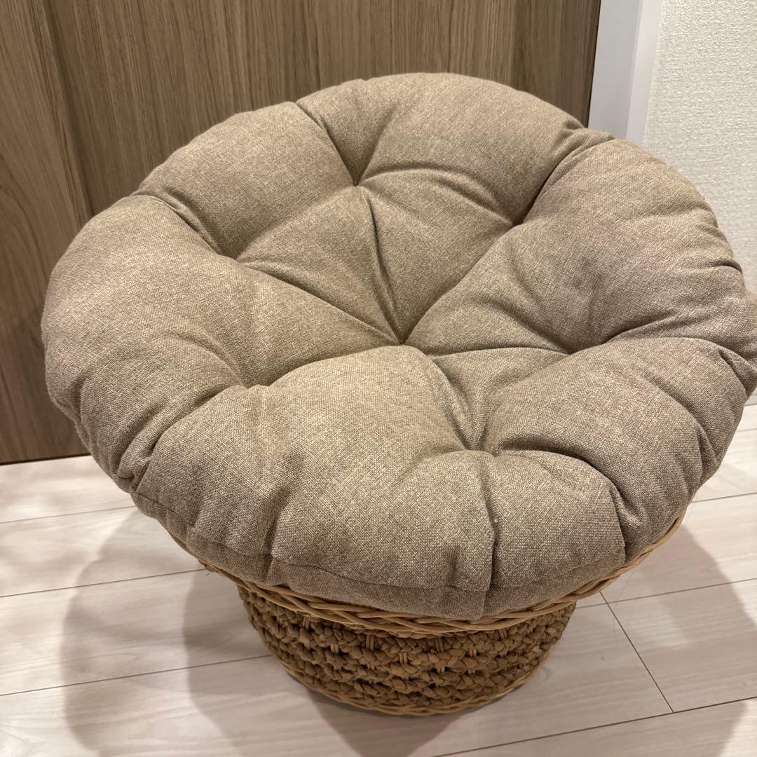 パパサンチェア ウォーターヒヤシンス ミニ　アジアン家具