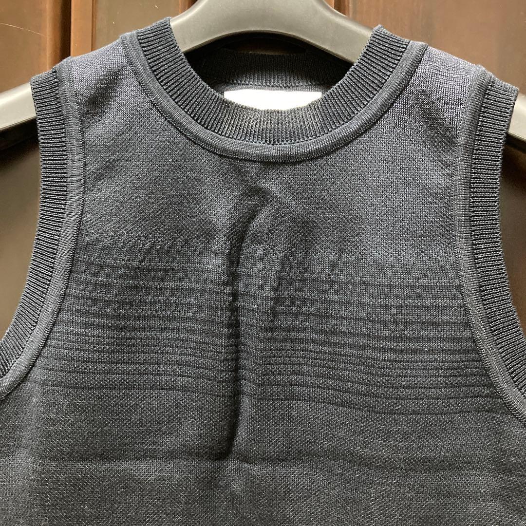 トップス mame Crane Pattern Jacquard Knitted Top