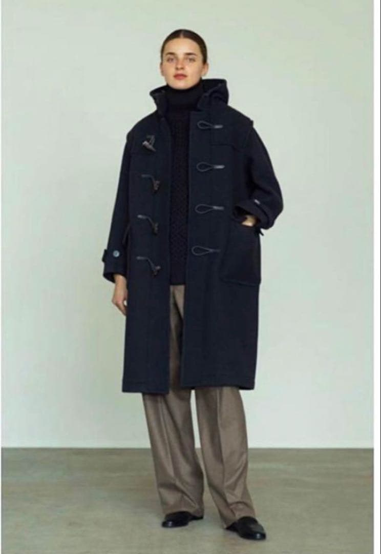 定価10万円✨YLEVE イレーヴ ロングダッフルコート ブラック2サイズ