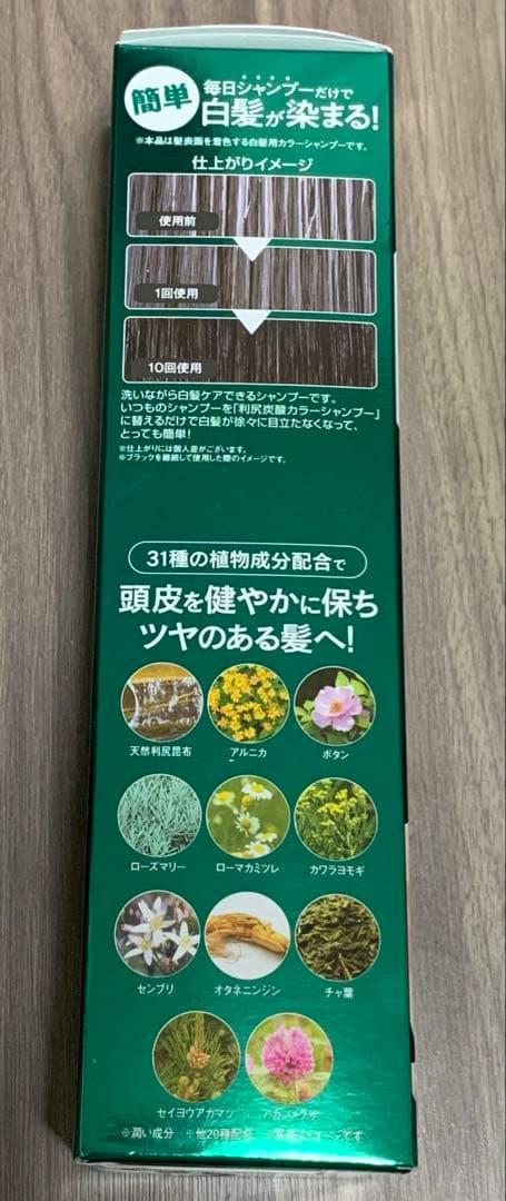 利尻炭酸カラーシャンプー☆ブラック4本