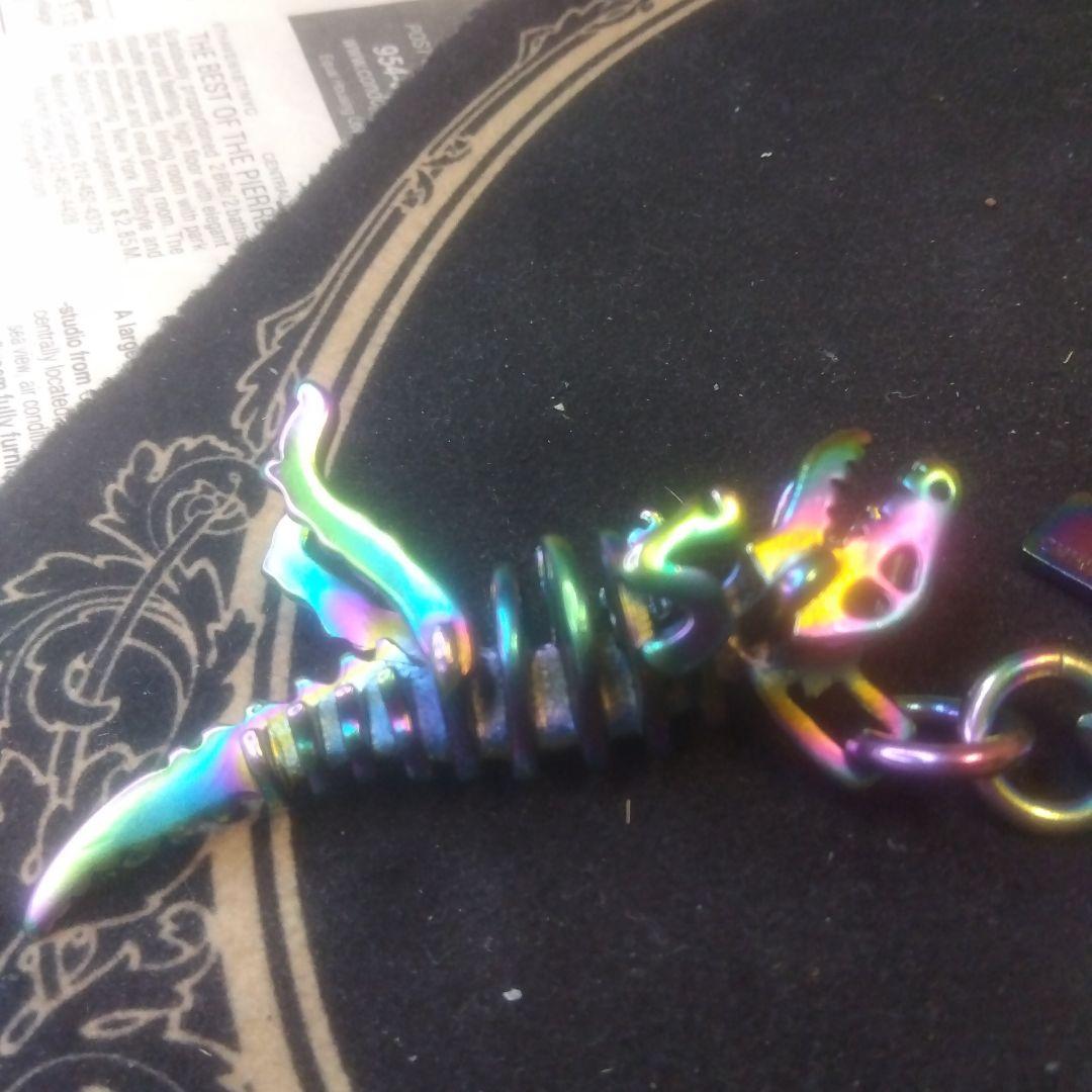 コーチ　レインボーメタリック　レキシー　立体　キーホルダー【美品、希少？】