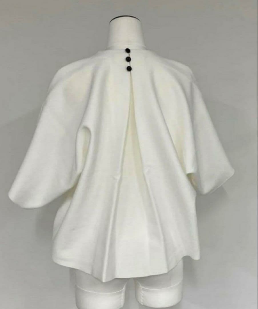 LOHEN/ローヘンミラノリブクロップドニット/ホワイト