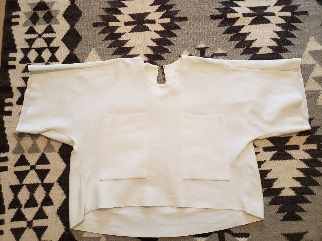 LOHEN/ローヘンミラノリブクロップドニット/ホワイト