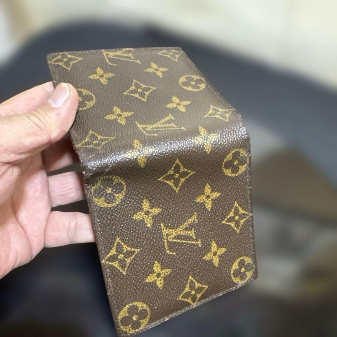 ⑨☆在庫SALE/優良品☆モノグラム♪マルコ☆2つ折り財布★ポケットあり