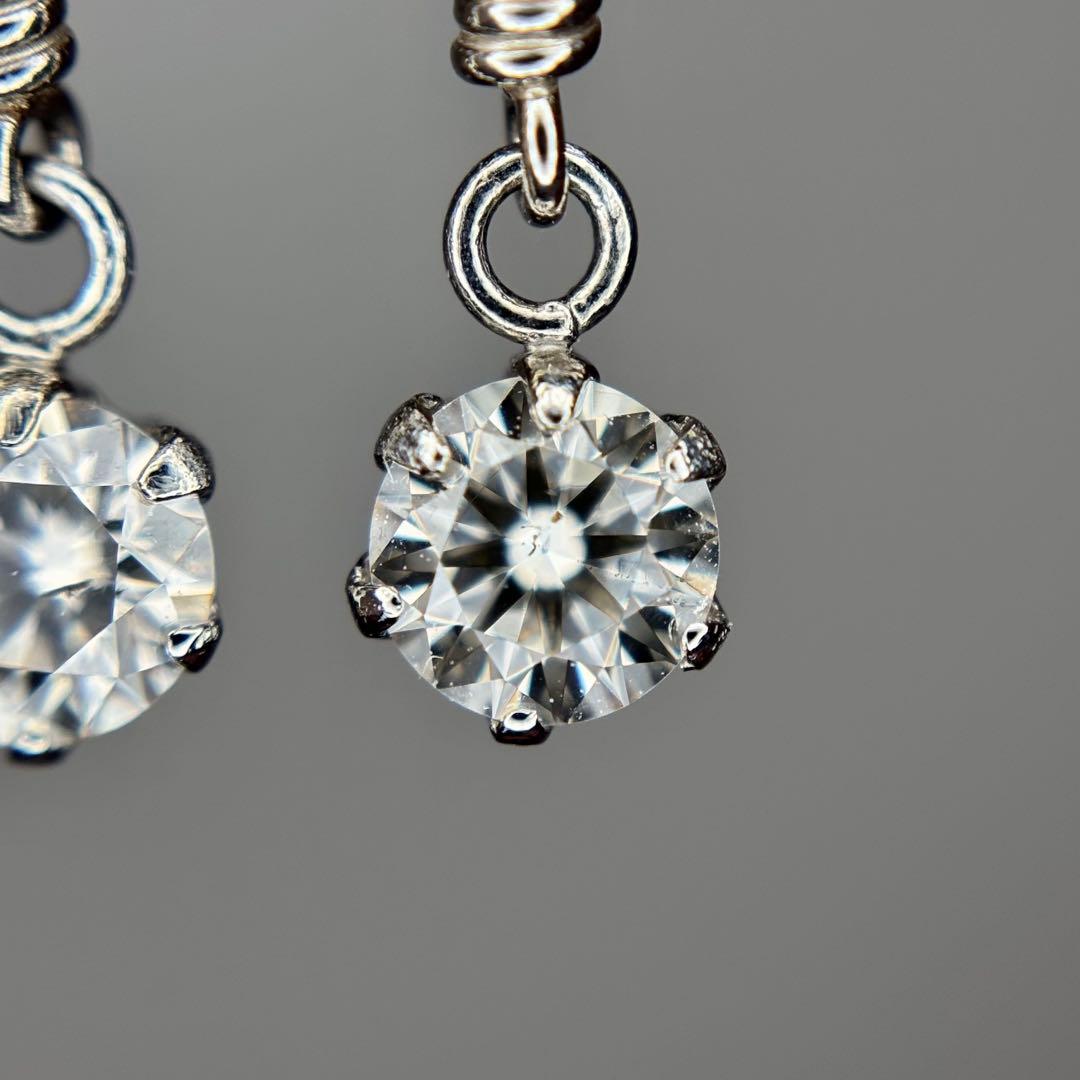 『専用です』天然ダイヤモンド アメリカンピアス 計0.30ct PT900
