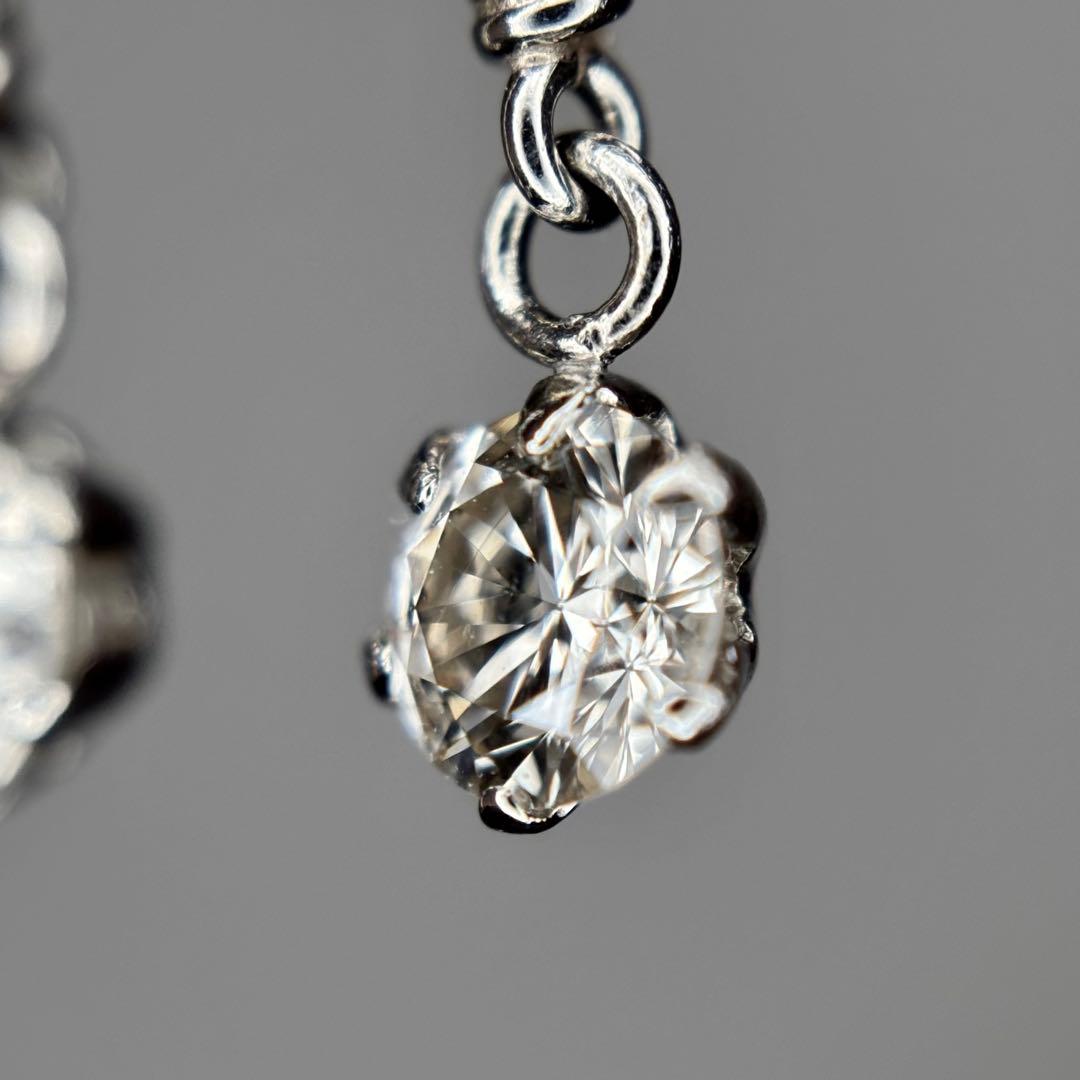 『専用です』天然ダイヤモンド アメリカンピアス 計0.30ct PT900