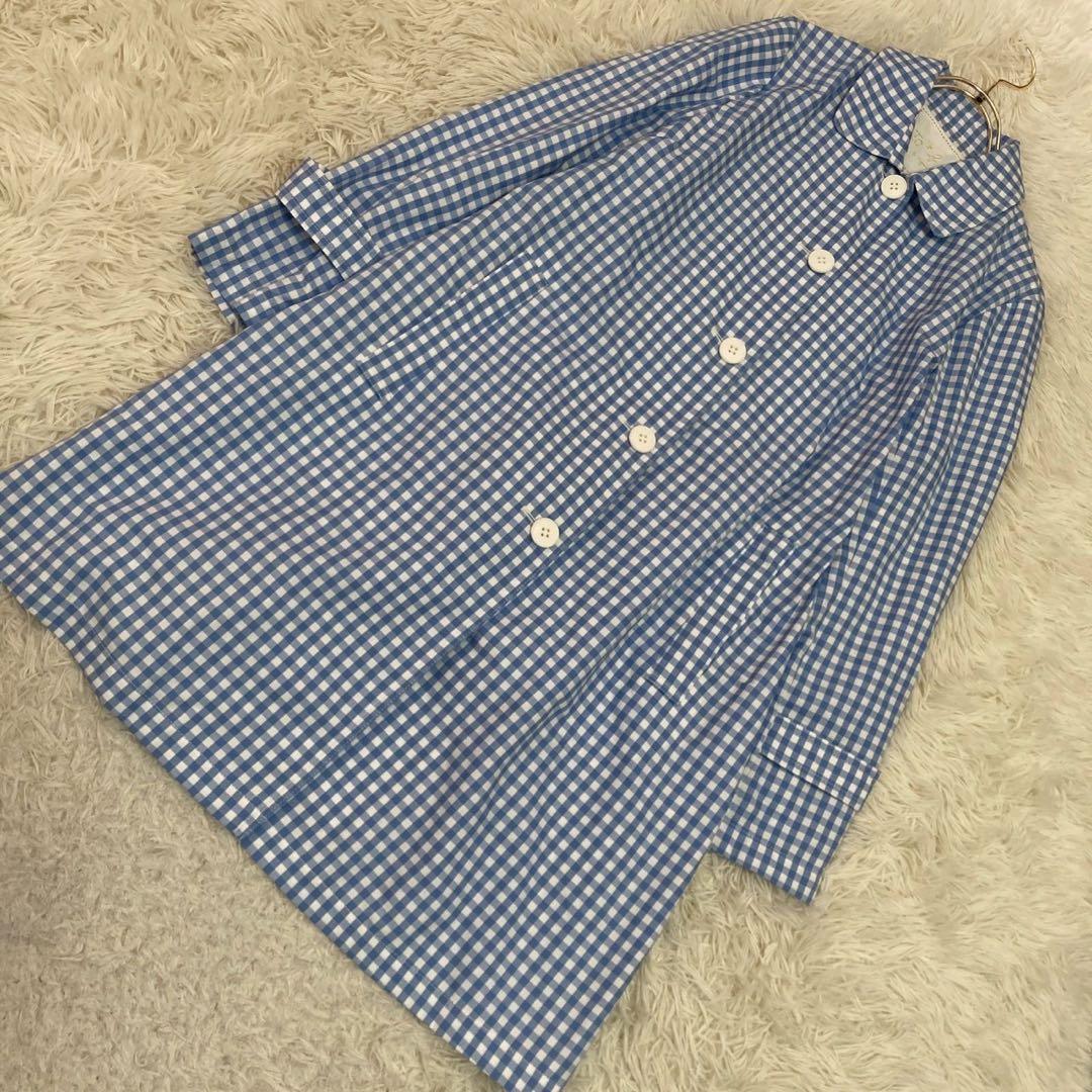 To b. by agnes b. スプリングコート ライトブルー 38