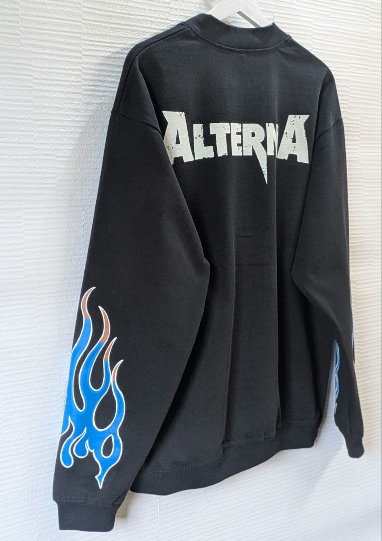 ALTERNA ファイヤーパターン カーディガン