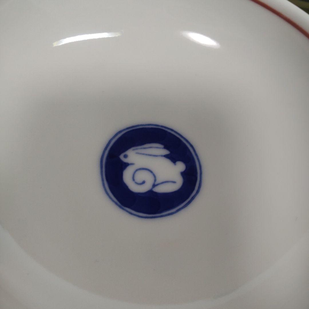 深川製磁 うさぎ 月見うさぎ 深皿 平小鉢 鉢 廃盤品 深川 深川製 皿 箱付