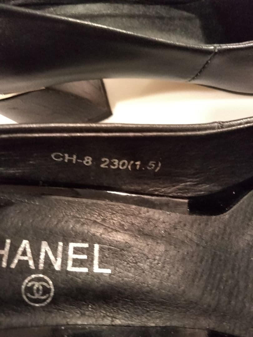 CHANEL ブラック キルティング パンプス