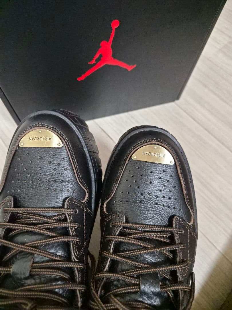 は*な様 極美品！最安値！Air Jordan ブルックリンロー ブラックスニー