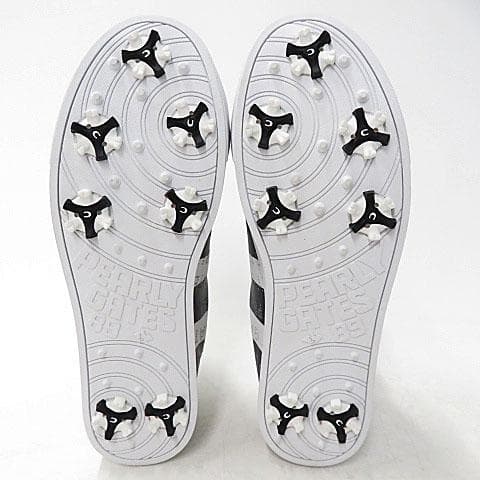 【美品】PEARLY GATES ゴルフシューズ サイズ24.5 [M6032]