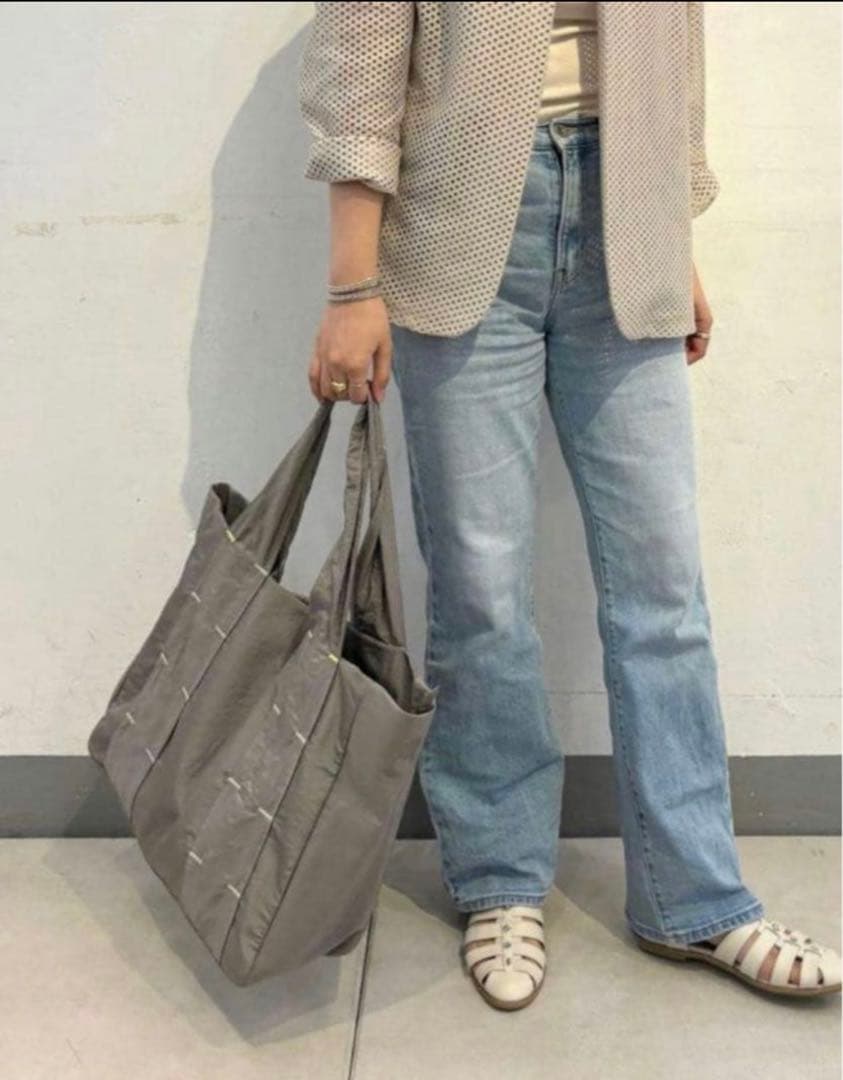 ear PAPILLONNER　ライトビッグトートバッグ