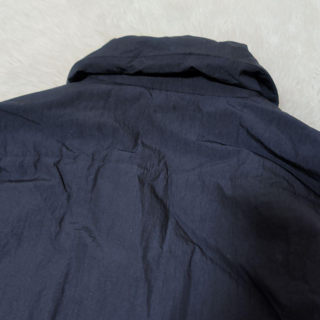 タグ付 エディフィス ラブークル 中綿 ロング ステンカラーコート 48 紺