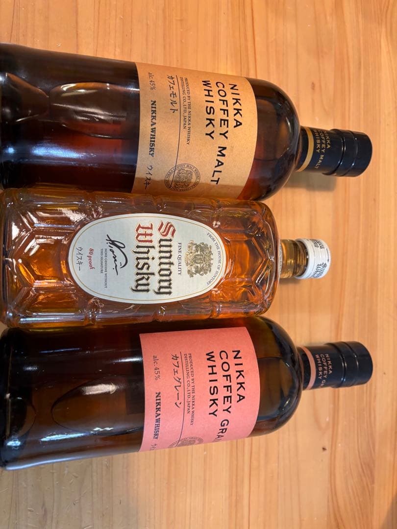 ニッカウィスキー　白角　カフェモルト　カフェグレーン