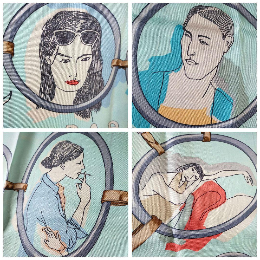 ☘️希少☘️ HERMES カレ90　LES PARISIENS パリの人々