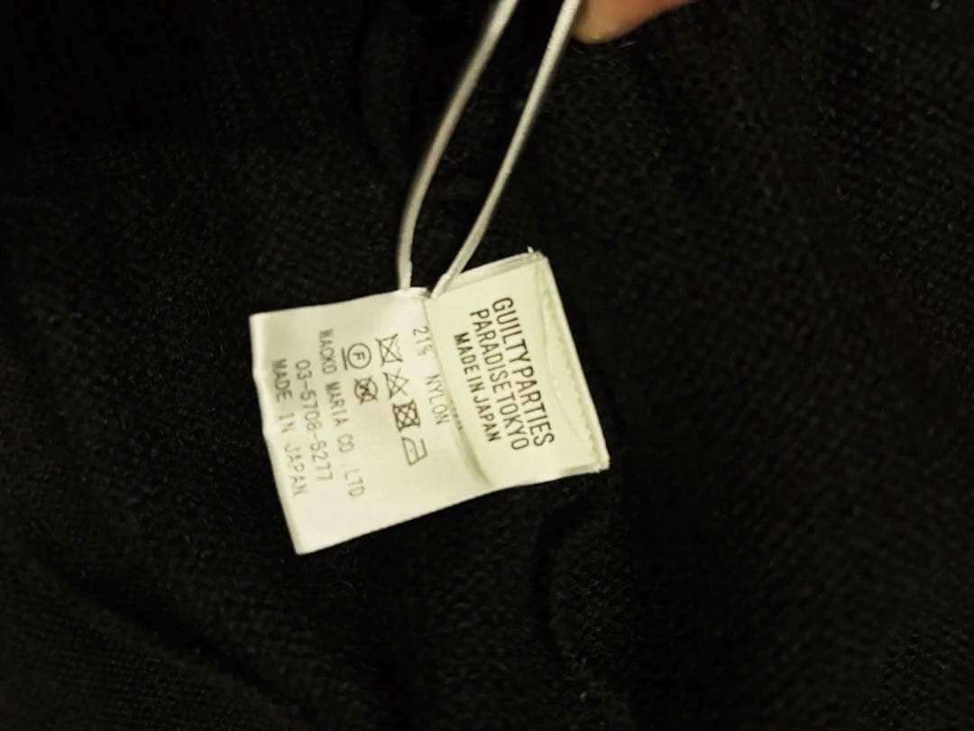 専用WACKO MARIA MOHAIR CARDIGAN BLACK