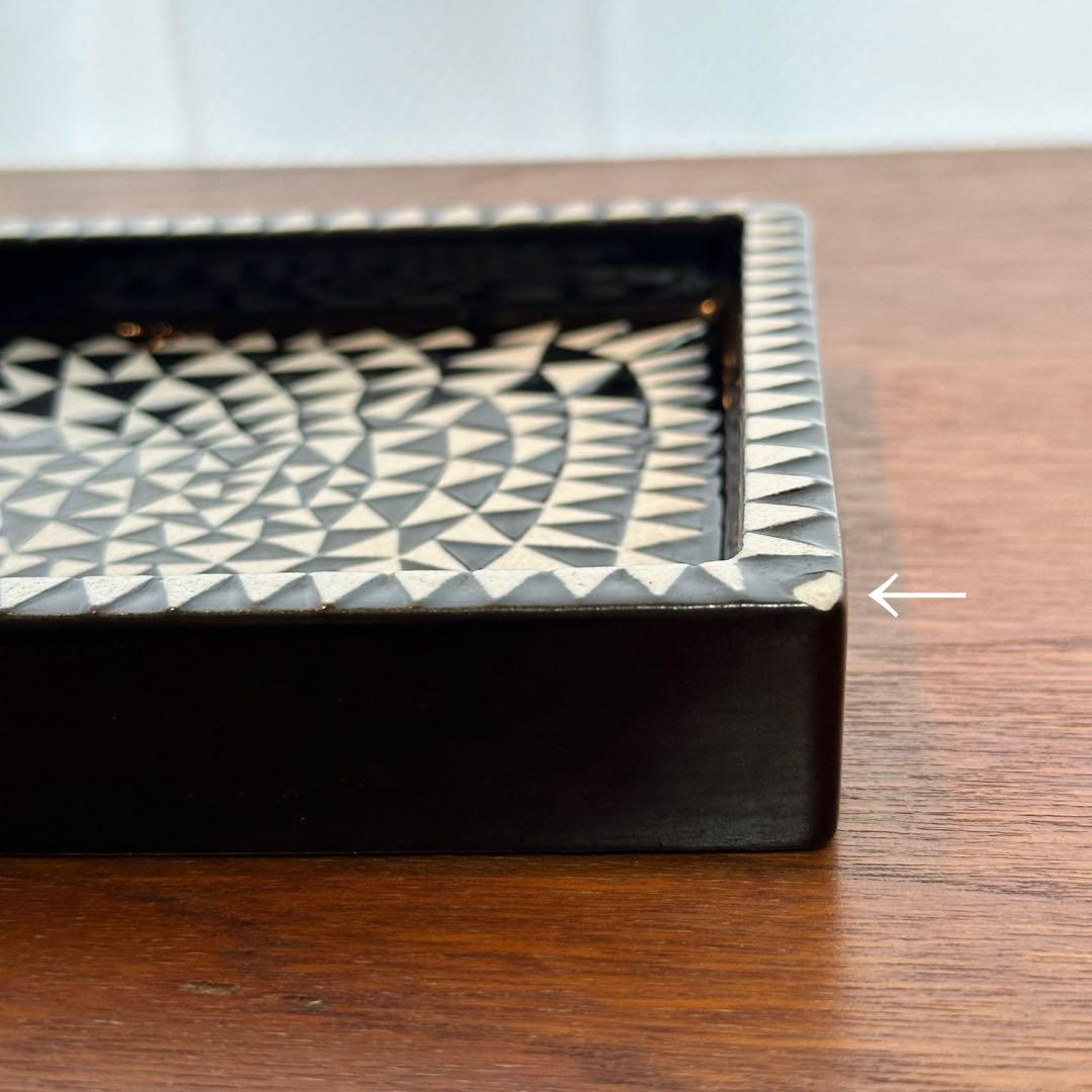 希少品 スティグ・リンドベリ ドミノ トレイ 灰皿 Stig Lindberg