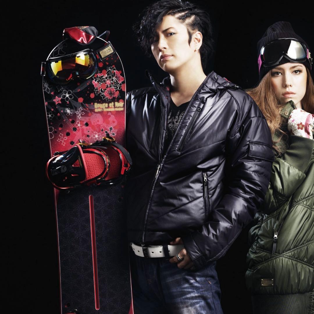 【希少】　ルージュ・ノワール　ガクト × キスマーク コラボ　スノーボードウェア