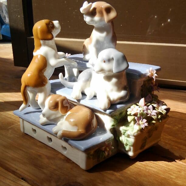 陶器製オルゴール、新品