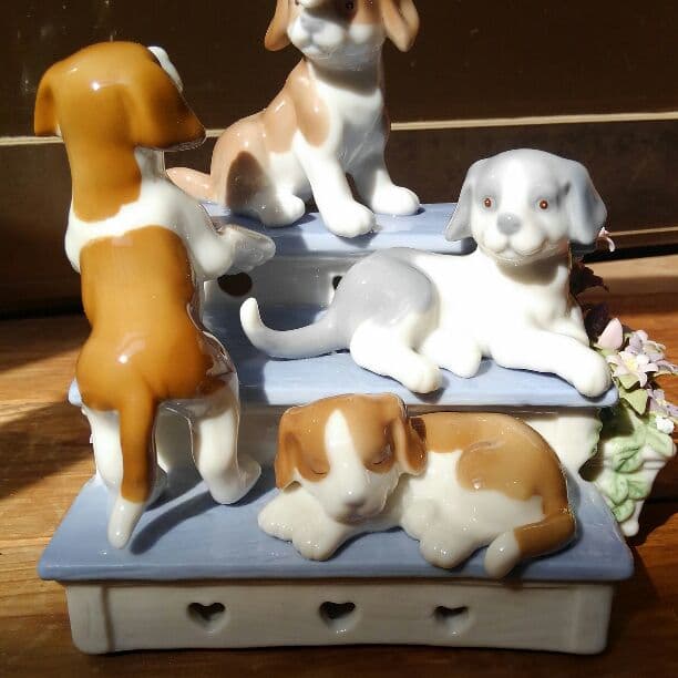 陶器製オルゴール、新品