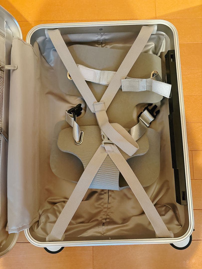 ノリッコ 子乗せ スーツケース S 機内持ち込み キャリケース ホワイト 旅行