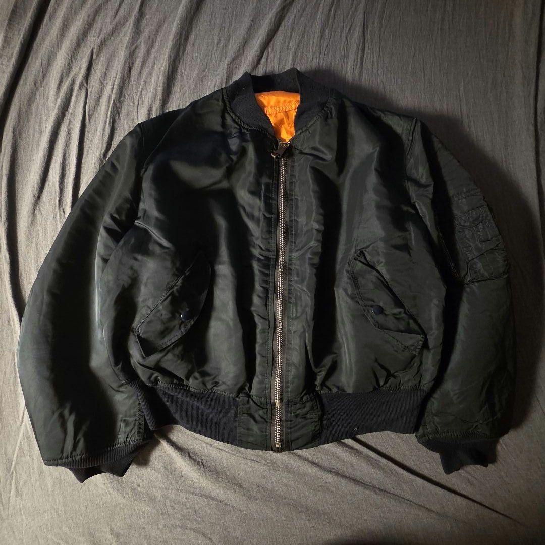 90s USA製 ALPHA INDUSTRIES MA-1 SIZE-XL