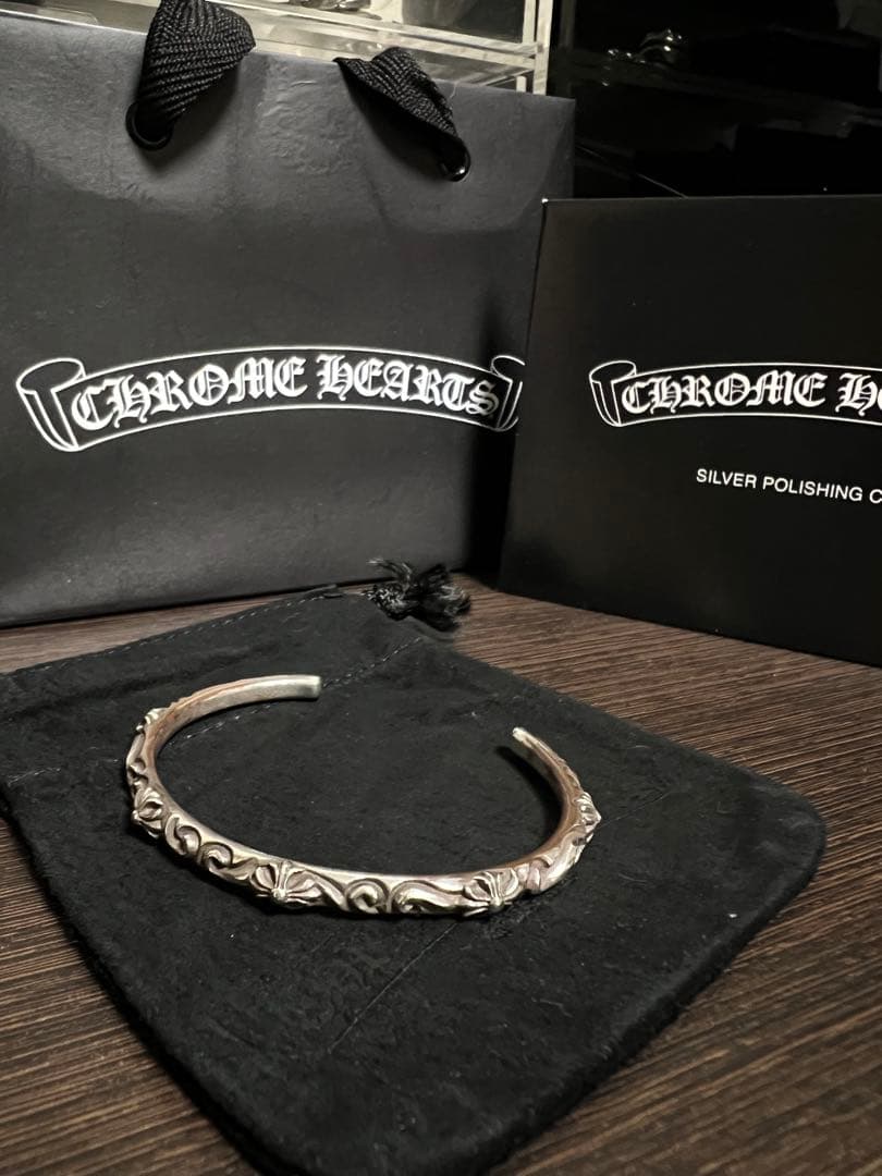 CHROME HEARTS SBTバングル シルバー925