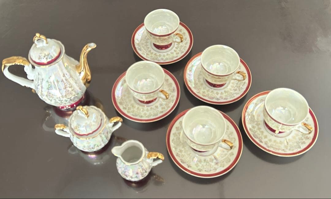 【完品未使用】美濃焼 ラスター彩 5客 セット