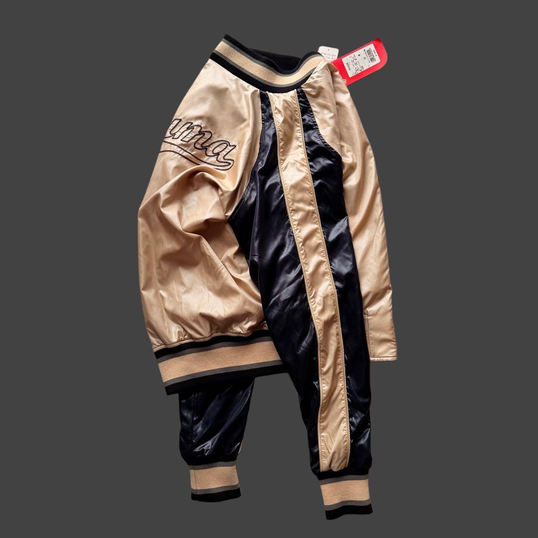90s~デッドストック PUMA ヒットユニオン スカジャン チェーンステッチ