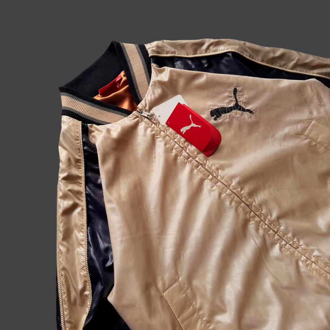 90s~デッドストック PUMA ヒットユニオン スカジャン チェーンステッチ