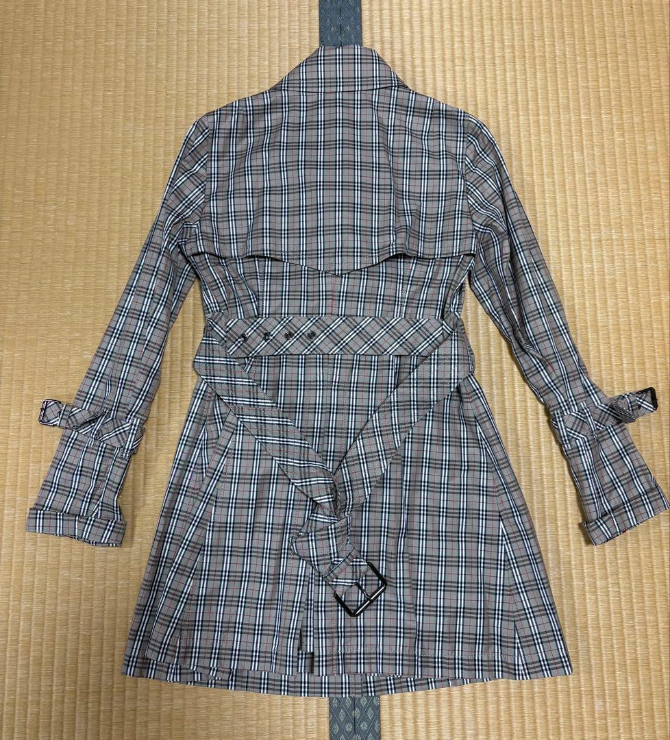 ※11/10迄BURBERRY BLUE LABELチェック柄 トレンチコート