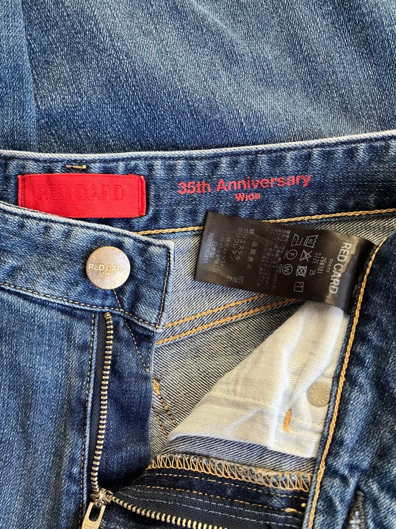 パンツ RED CARD TOKYO 35th anniversary wide 25