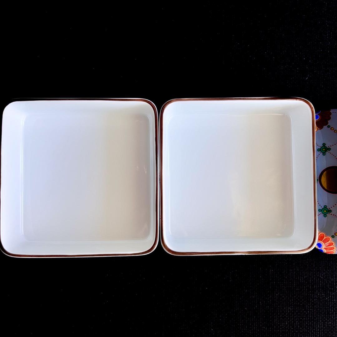 『期間限定値引き』★新品未使用　超美品★ 錦日輪赤玉瓔珞文【角二段重】　其泉窯