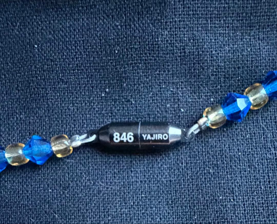 846 YAJIRO TITA22 Normal BLUE ネックレス