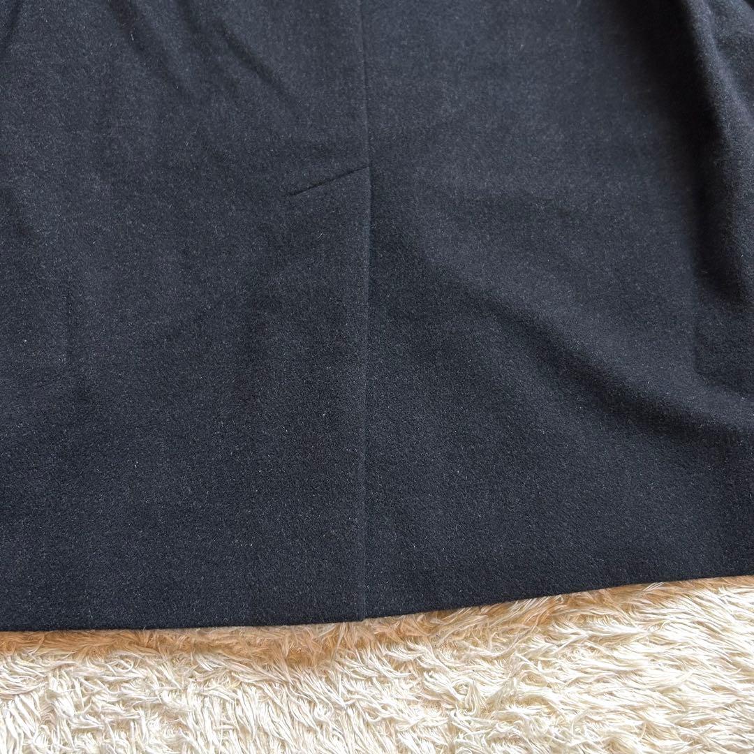 極美品✨️BURBERRY カシミヤ100% 比翼 ステンカラーコート ショート