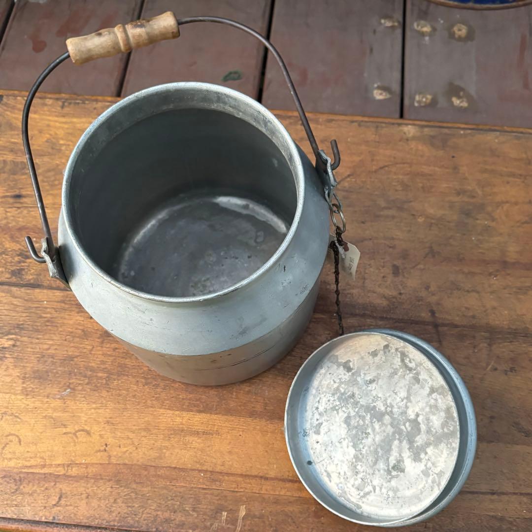 アンティーク雑貨 USA VINTAGE 1940s US NAVY Milk Pot