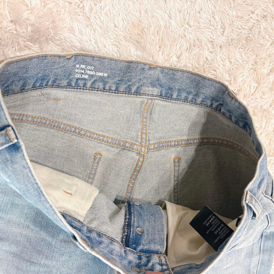 【新品】CELINEウェスリージーンズ/ズマウオッシュデニム25ss