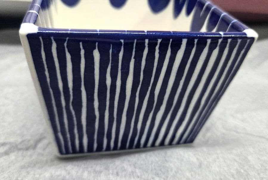 新品 未使用品　辻嘉一　特選和食器揃　用の美 オランダ麦蕎手四方鉢セット