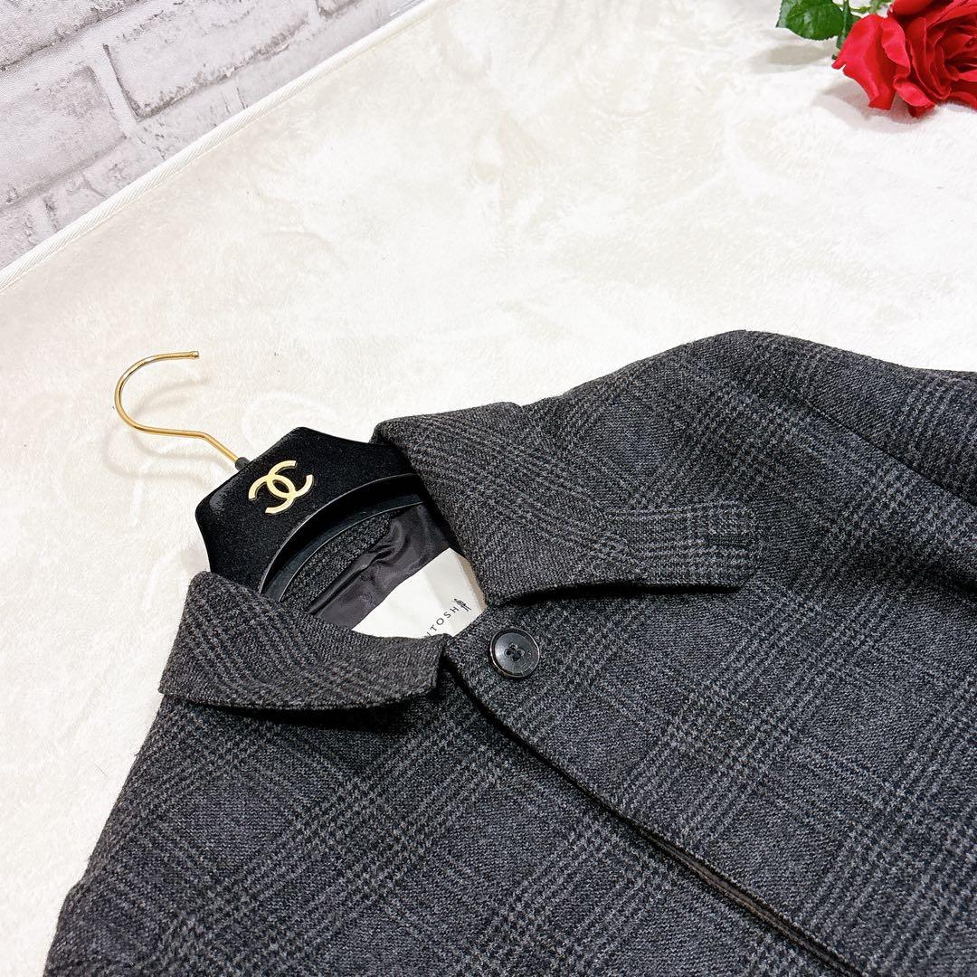 未使用✨　マッキントッシュ　DUNKELD ステンカラーコート　ウール　40