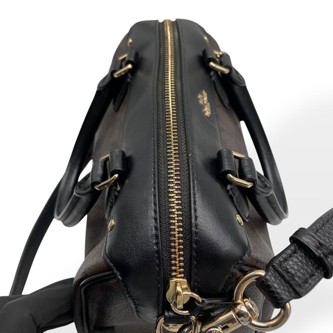 極美品　COACH F58312 2WAY ミニボストン ショルダーバッグ
