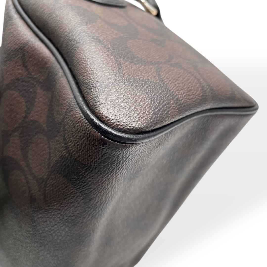 極美品　COACH F58312 2WAY ミニボストン ショルダーバッグ